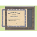 Walnut Wood Finish Slide In Certificate/ Photo Frame Plaque (10 1/2"x13")
